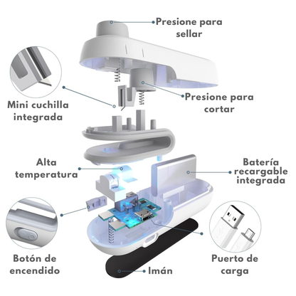 Mini Selladora Térmica Portátil