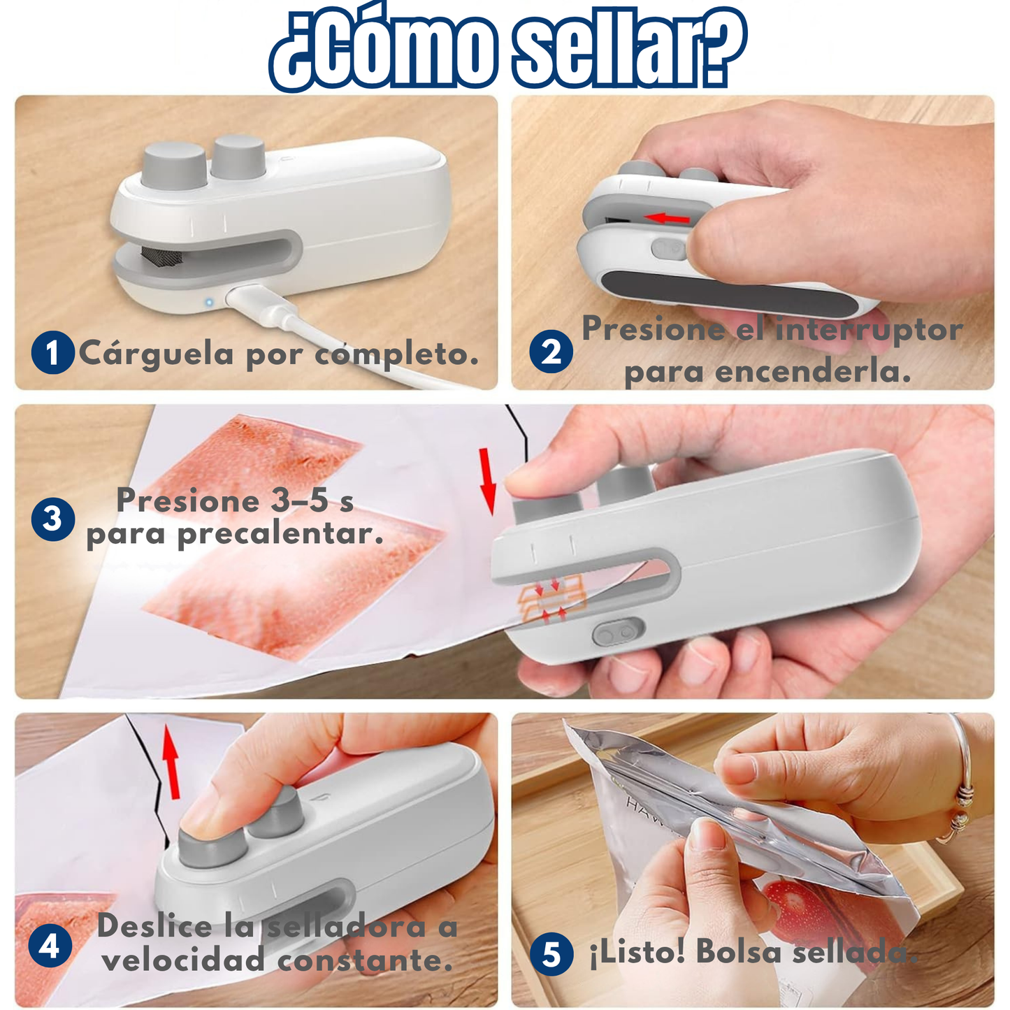 Mini Selladora Térmica Portátil